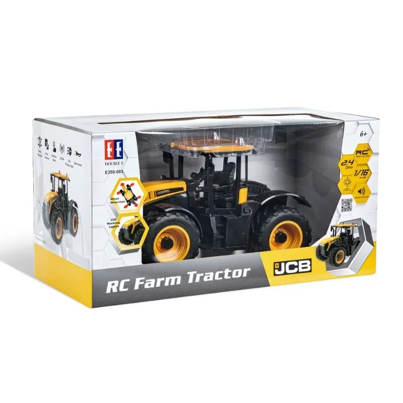 E359 RC Car Truck Farm Tractor 2.4G Remote Control Water Truck/Rake 1:16 High Simulation Large Construction Vehicle Children Toy