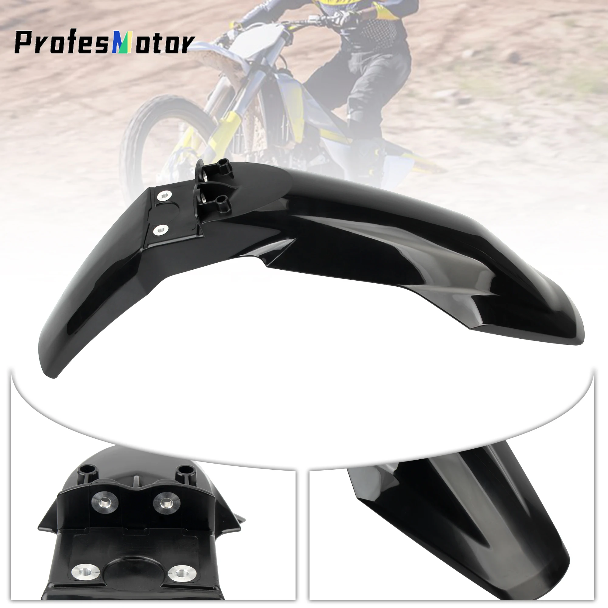

Motocross Front Fender Plastic Cover For HUSQVARNA FC FE FX TC TX TE 2024 Racing Dirt Pit Bike Mudguard Modified Accessories