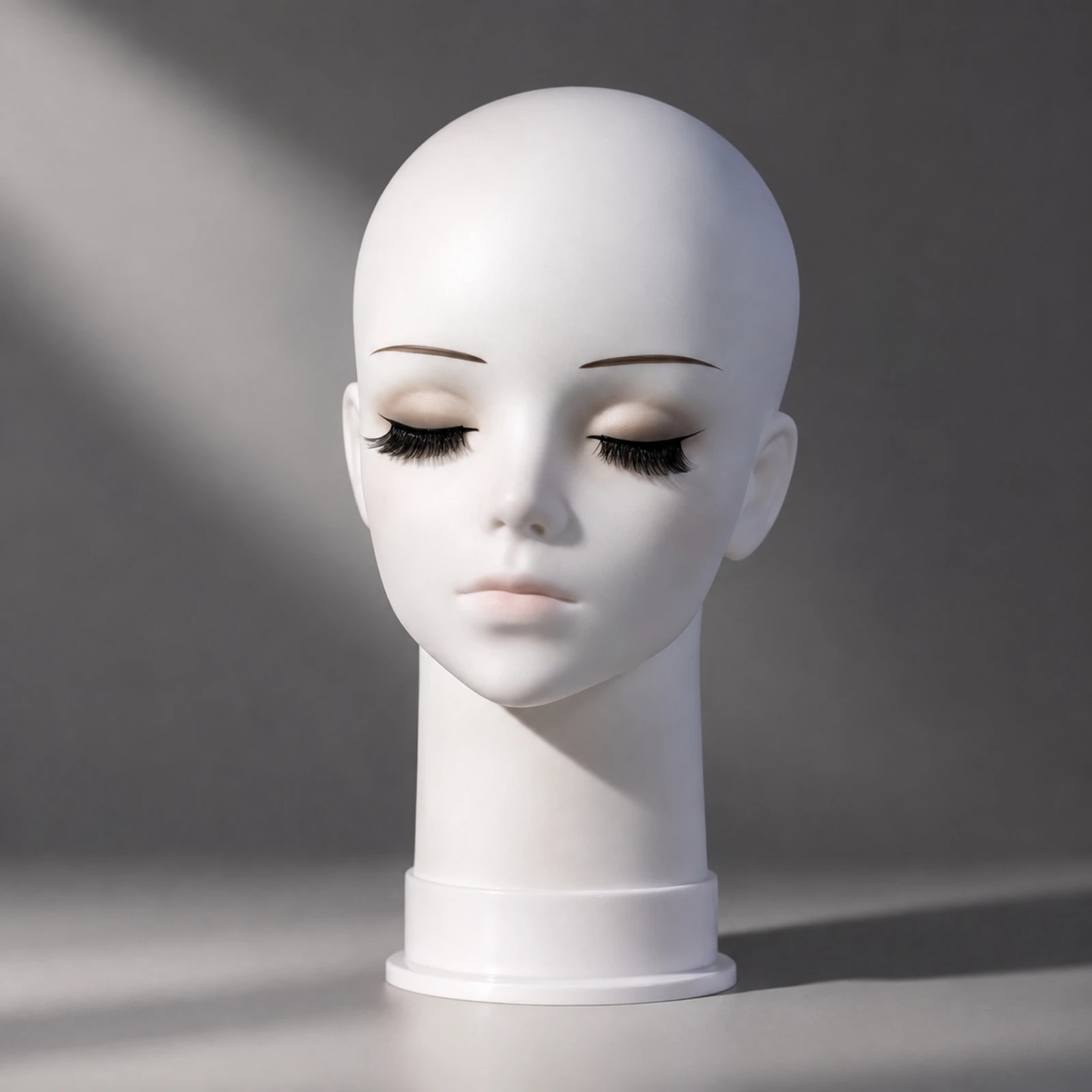 Anime-Style Mannequin Head Stable PVC Mannequin Head Lightweight Non for Cosplayers, Shop Displays, Dressing Rooms