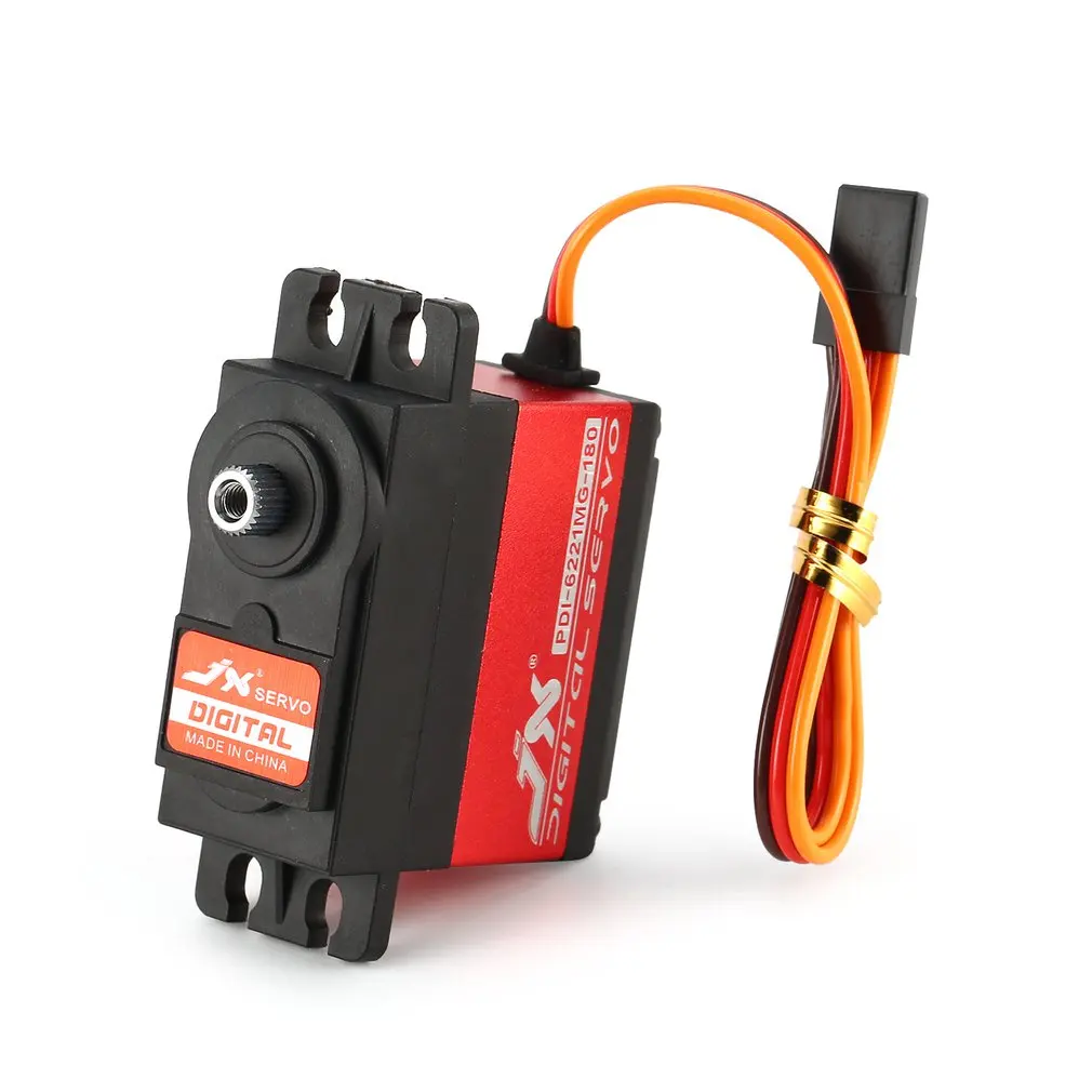 JX PDI-6221MG 20KG 180 °   360 °   連続回転高精度メタルギアデジタル標準サーボ 1/8 1/10 RC カーロボット用