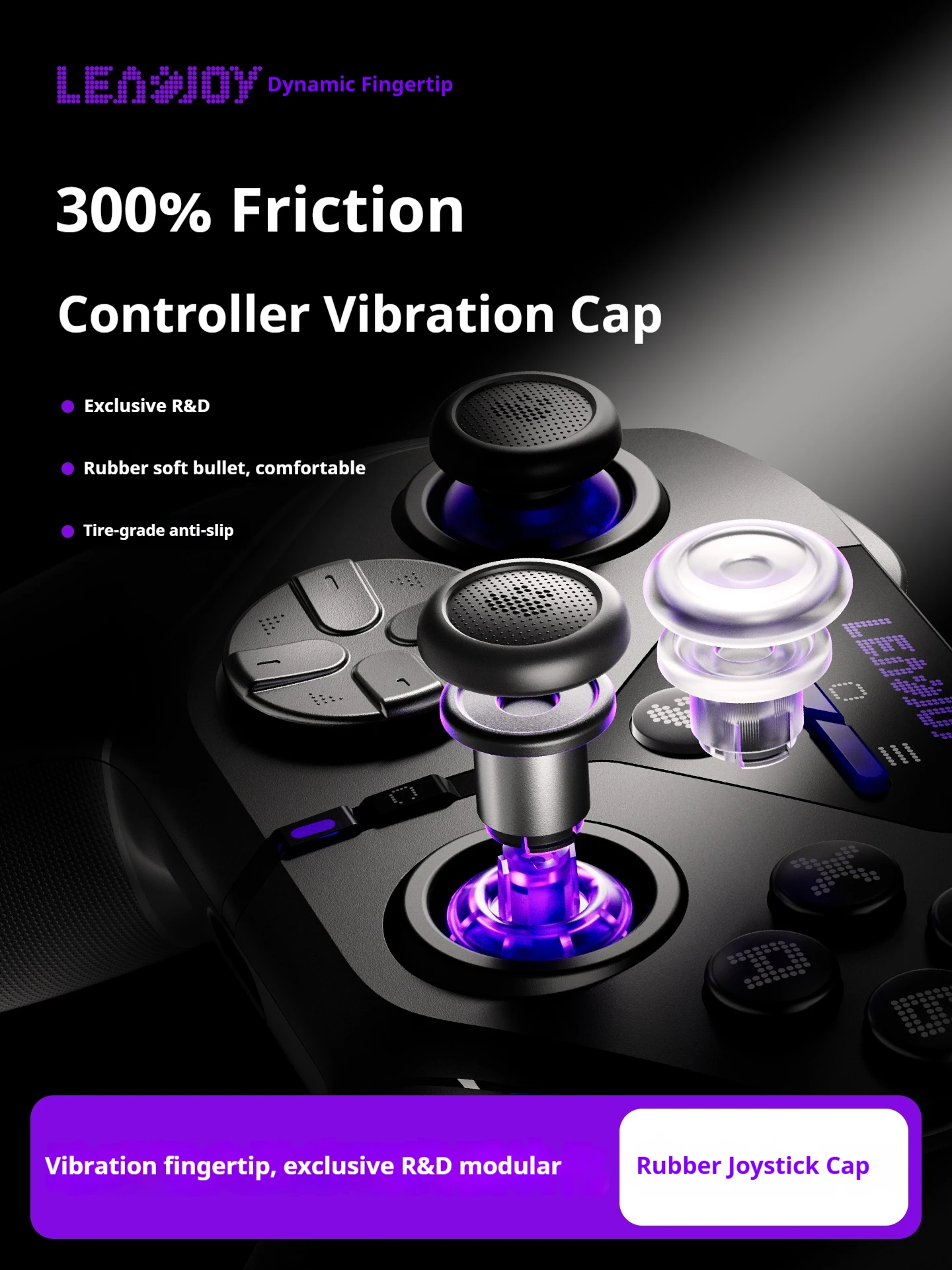 Leadjoy Official Xeno plus Game Controller Accessories Special Joystick Dynamic Hat No.1 No.2 Set for Enhanced Gaming Experience