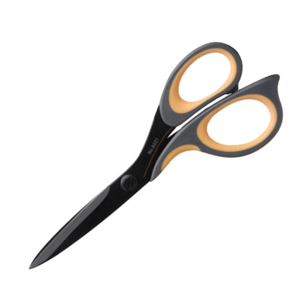 Nożyczki uniwersalne ze stali nierdzewnej premium, 7 cali, ergonomiczny kształt, płynne cięcie, do domu, biura, rękodzieła, majsterkowania.