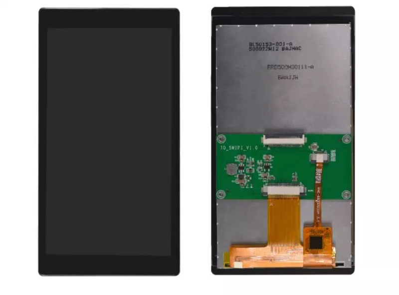 TLMFRD5MIPIX MIPI Display Screen 5-inch LCD Module, Capacitive Touch LCD Color Screen 720 * 1280