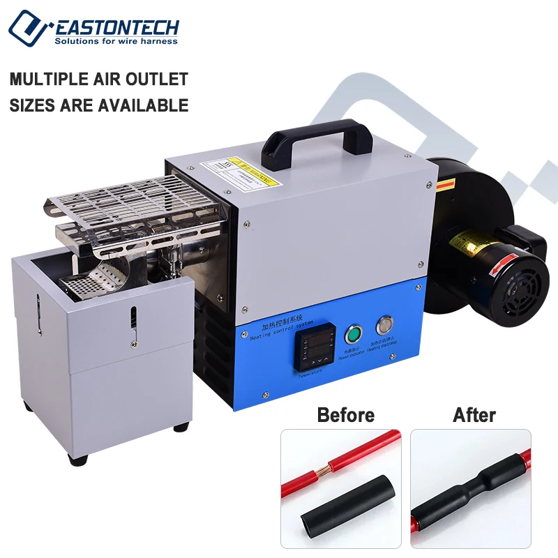 EW-19A Automatic Tube Heating Machine Manual Feed PVC Welding Heat Shrink Tube Heating Machine