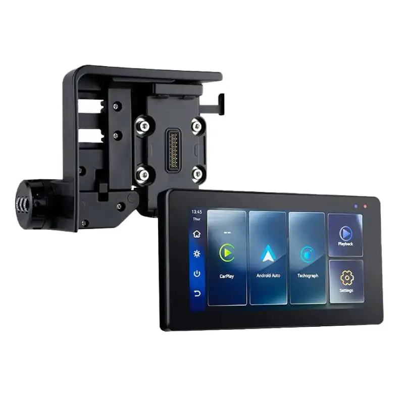 5.5-inch Quick-Release Anti-Theft GPS Motorcycle Navigation Screen Waterproof IP67 Supports CarPlay & Android Auto