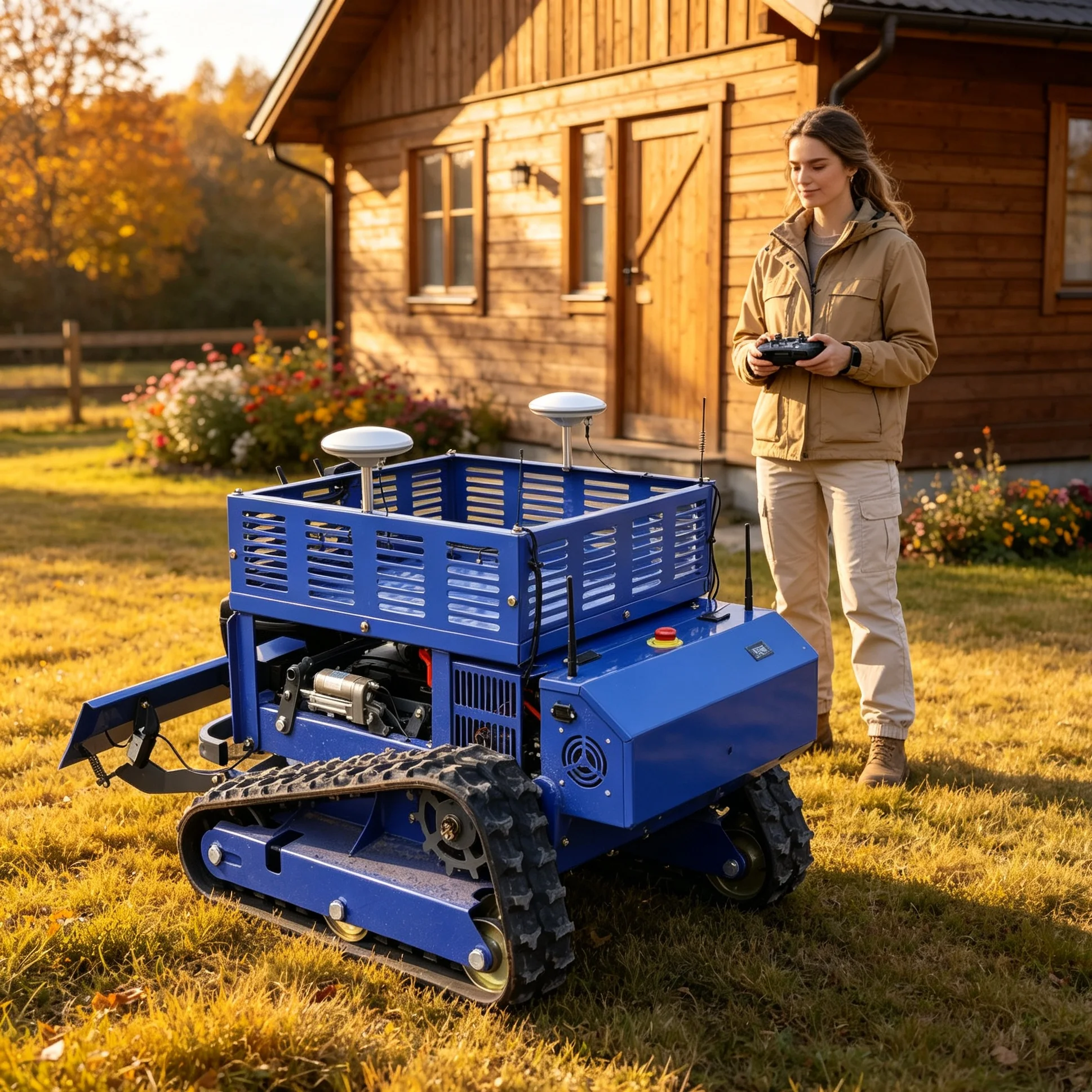 Lawn Mower Battery - カスタマイズされた550シリーズ芝刈り機、屋外用収納ラックは、工具、バッテリー、部品を現場で整理整頓します。