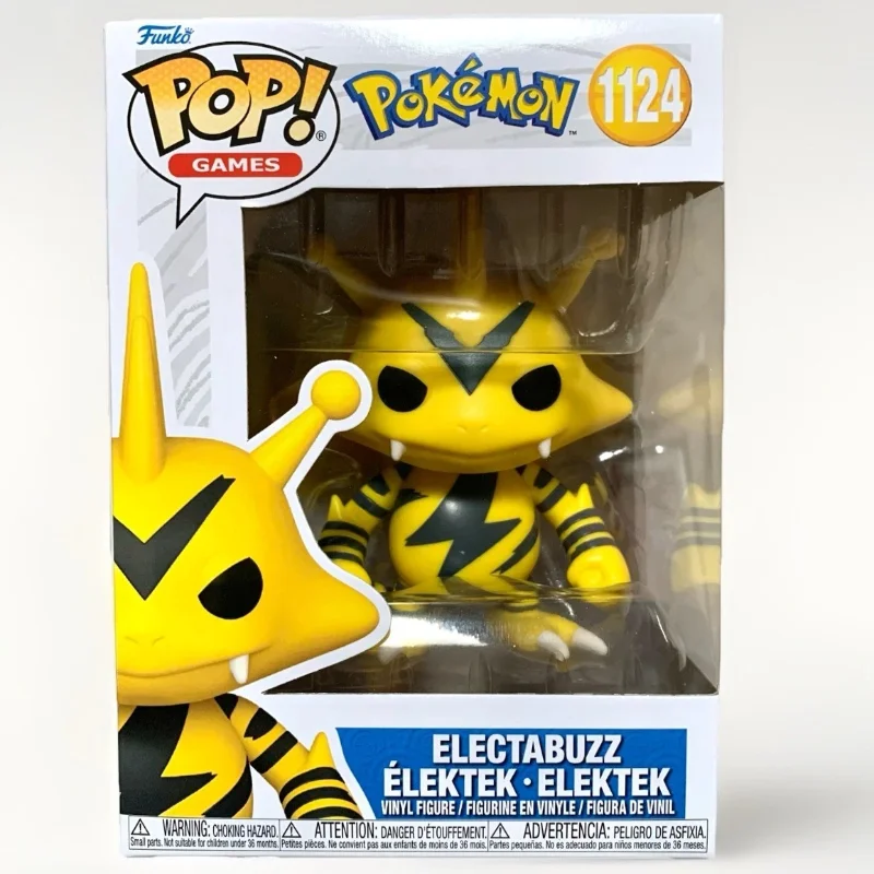

Фанко ПОП! Оригинальные игры Pokemon Electabuzz # Коллекционная виниловая фигурка 1124 для мальчиков и девочек, детский рождественский подарок, украшение для стола