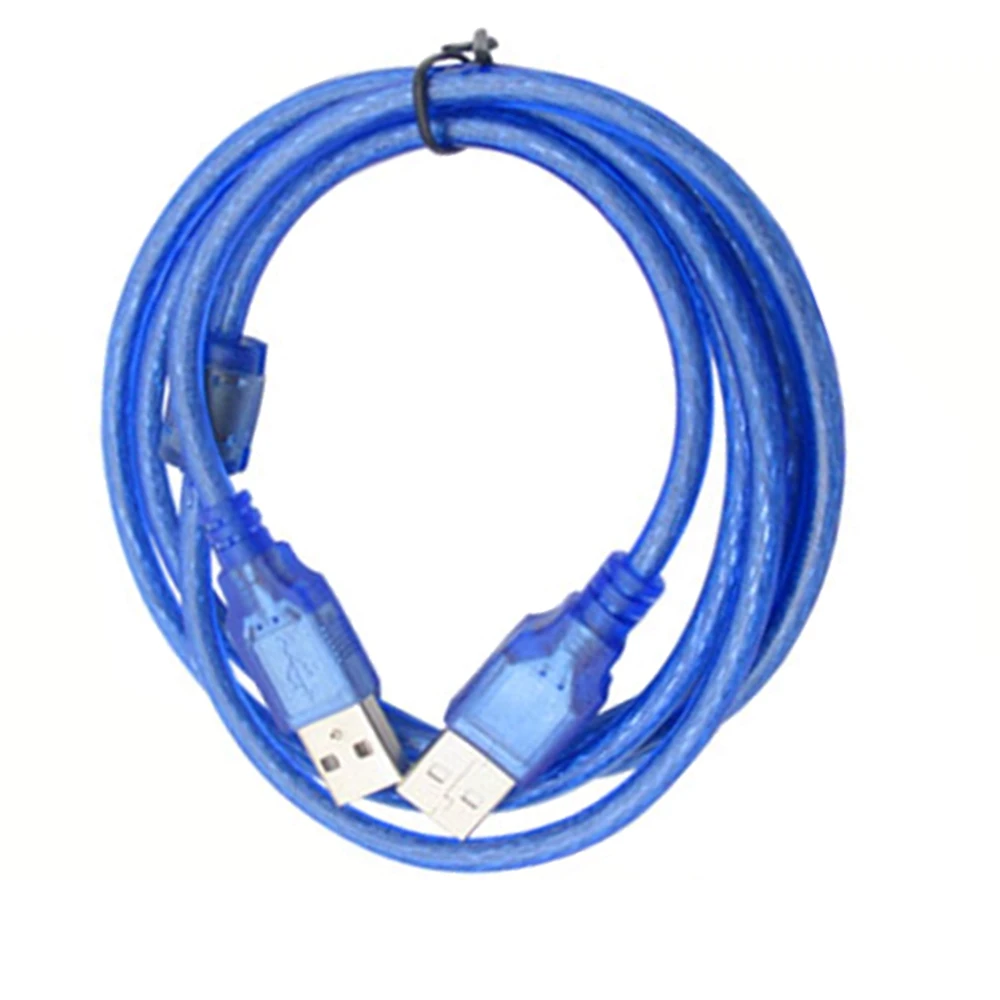 High Speed USB 2.0 Data Cable 0.3 m 0.5 m 1.5 m Plug To Plug USB 2.0 Type ONE Extension Cable For Car MP3 Cameras Hard Drive Cab