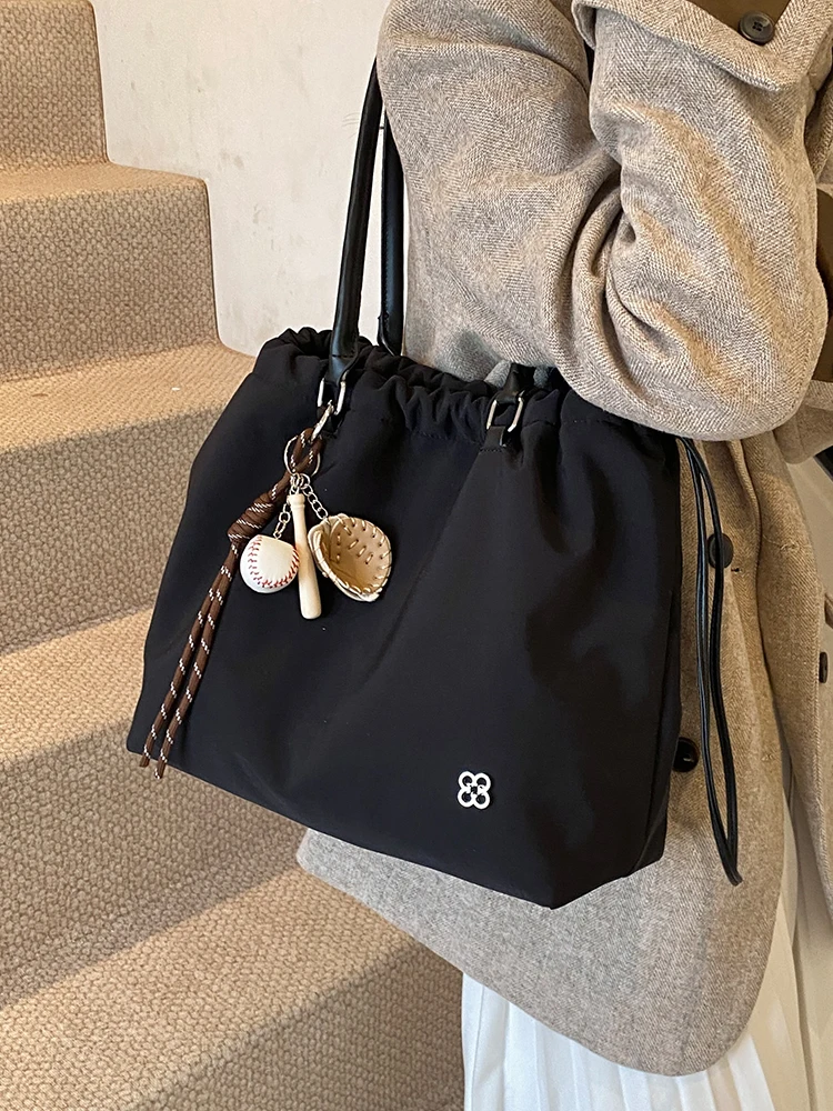 

Oxford Cloth Women's Shoulder Bag Casual Commuter Large Capacity Tote Bag Fashionable Spring Summer New Style Handbag