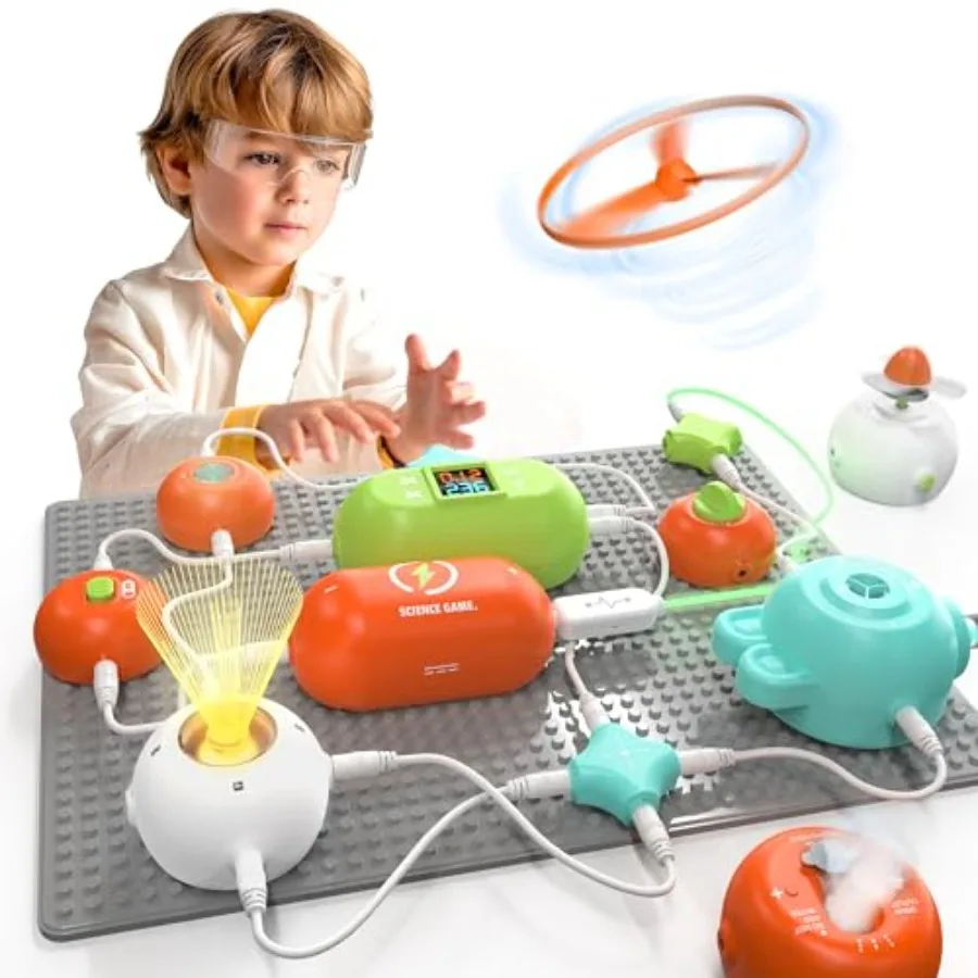 

Science Kits for - STEM Kits for,Electronics Exploration Kit, Over 420 Projects, 35 Circuit Parts, STEM Educational Toy Gifts f