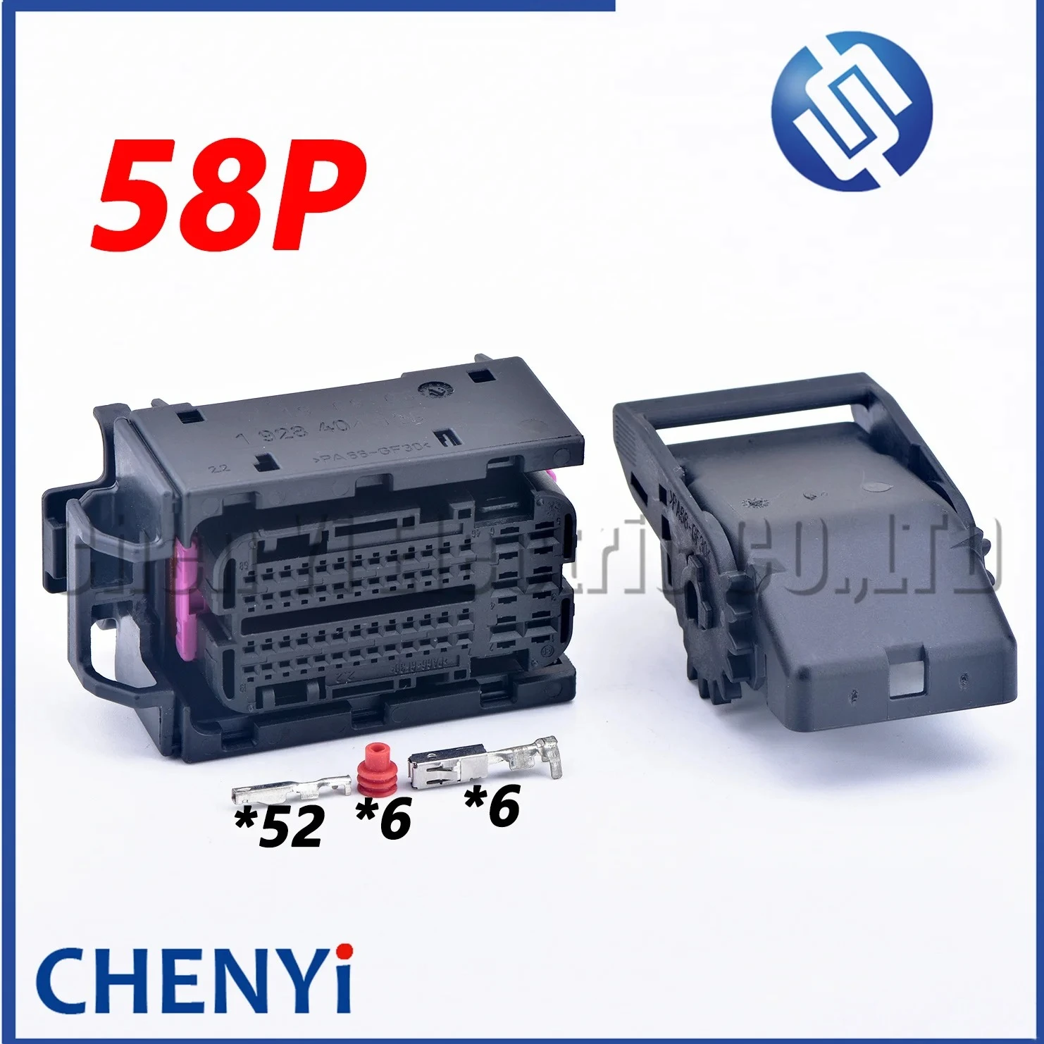 58 Pin EDC16/17 Diesel Common Rail Engine Computer Board ECU Plug Connector 1928404916 1 928 404 916 With Pins