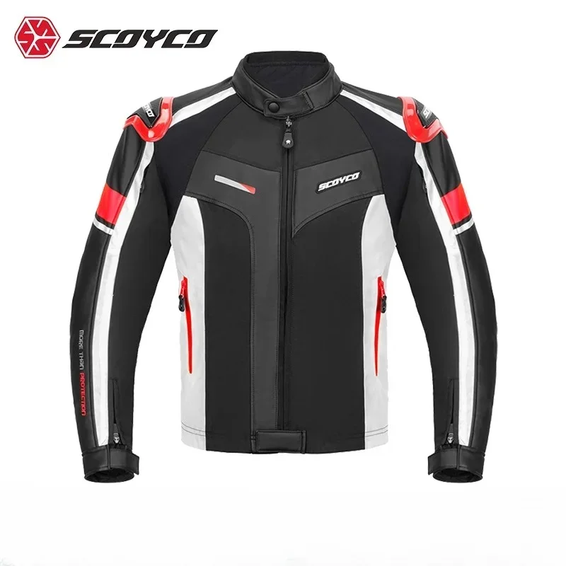 Scoyco Motorcycle Jacket for Men and Women Summer Breathable Anti-fall Wear Motorcycle Clothing with Ce Protective Gear JK152