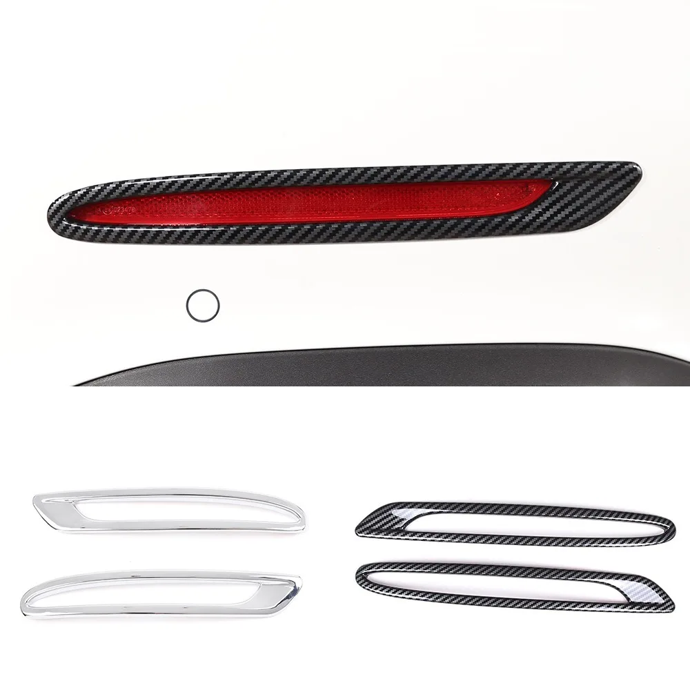 

Car Rear Fog Light Lamp panel Trim Cover For Mercedes Benz X253 GLC Class 2022 Sticker decoration Auto Accessories