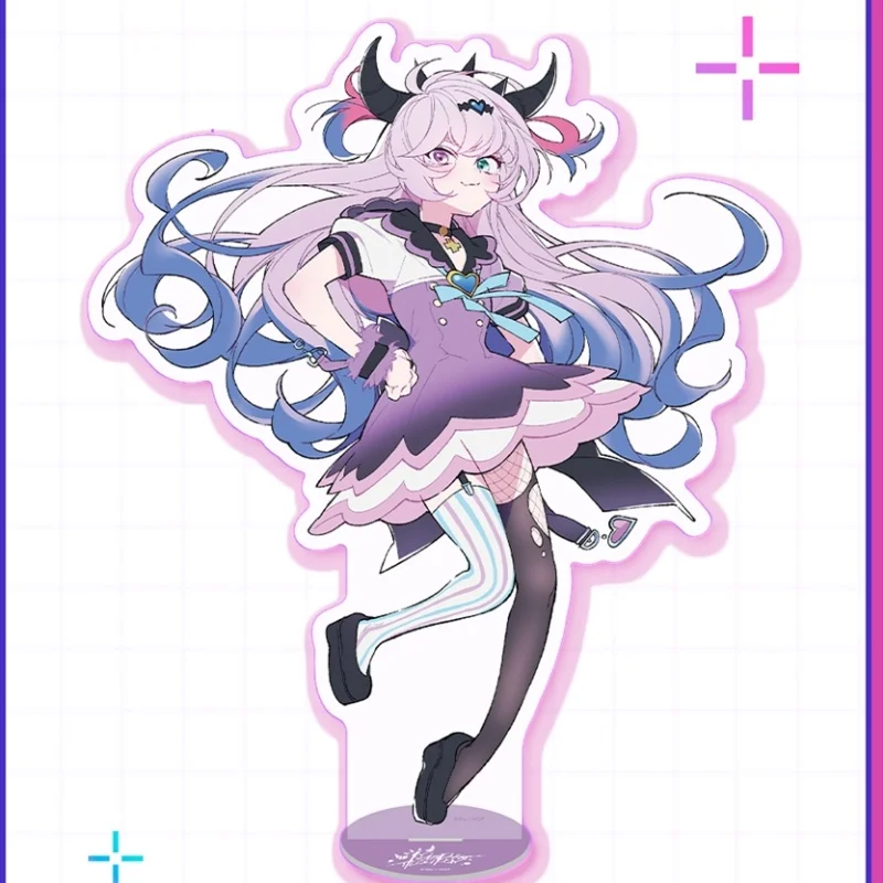 NEEDY GIRL OVERDOSE GAME 15CM Acrylic Figure Stand Figure Desktop Ornament Collecting Accessories Keychain