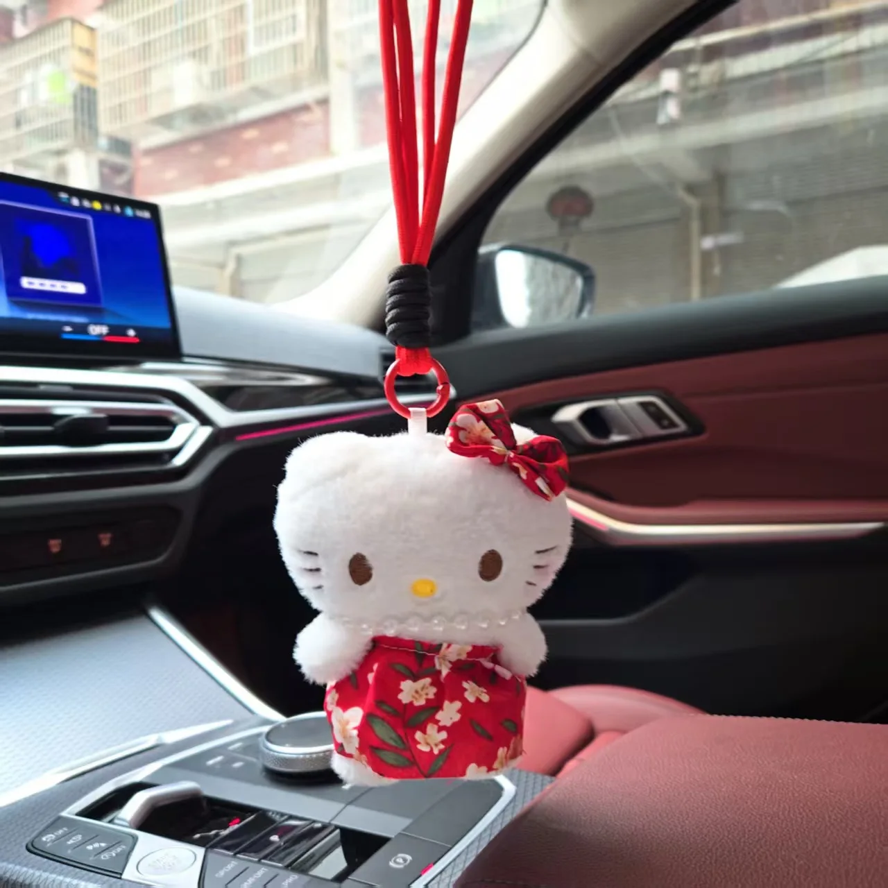 LLavero de peluche de dibujos animados para Kt, accesorio para bolso, regalo de Navidad para niña, bolso para muñeca, llavero con dije, muñeca de juguete