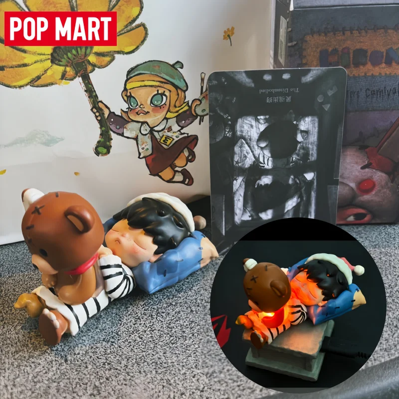

In Stock POPMART Original Hirono Monsters' Carnival Series Blind Box Desktop Scene Decor Toys Models Mystery Box Birthday Gifts