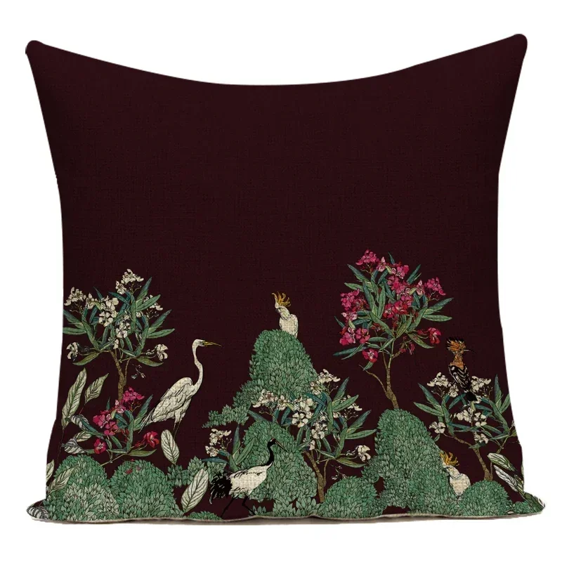 Animal Pillow Case Tropical Plants Decoration Cushion Cover Flamingo Tiger Giraffe Print Pillows Cases Sofa Bed Cushions Covers
