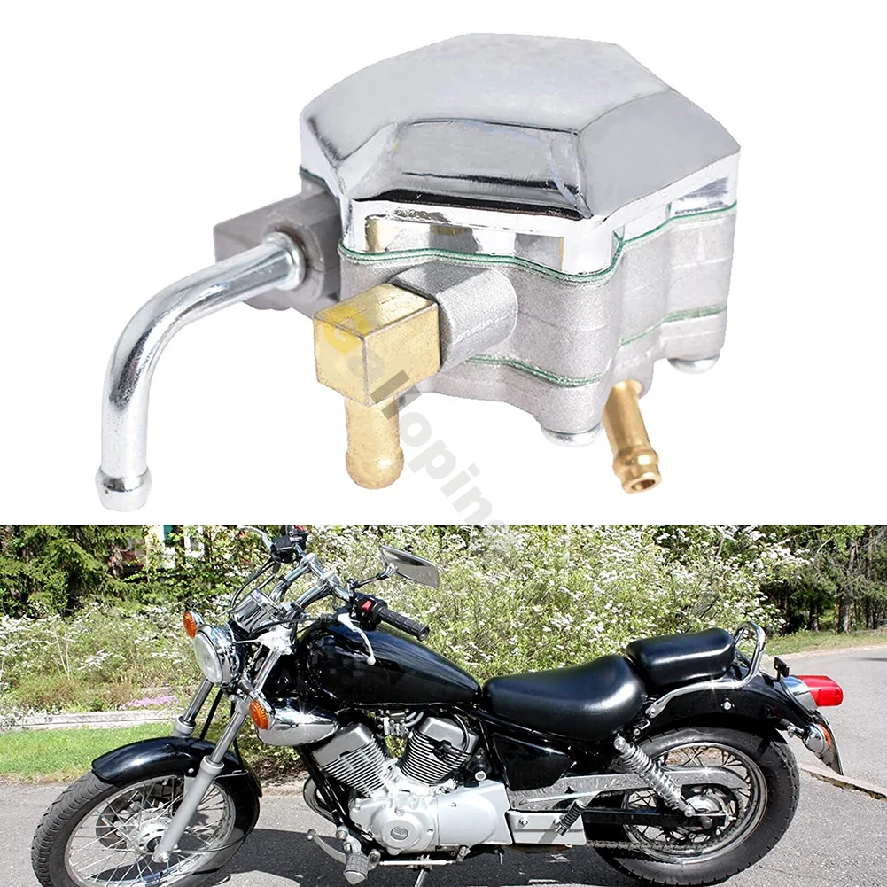 Motorcycle Fuel Pump Assembly Engine For YAMAHA XV250 XV125 Virago Route 66 1988 89 90 91 92 93 - 2014 Aluminium Alloy
