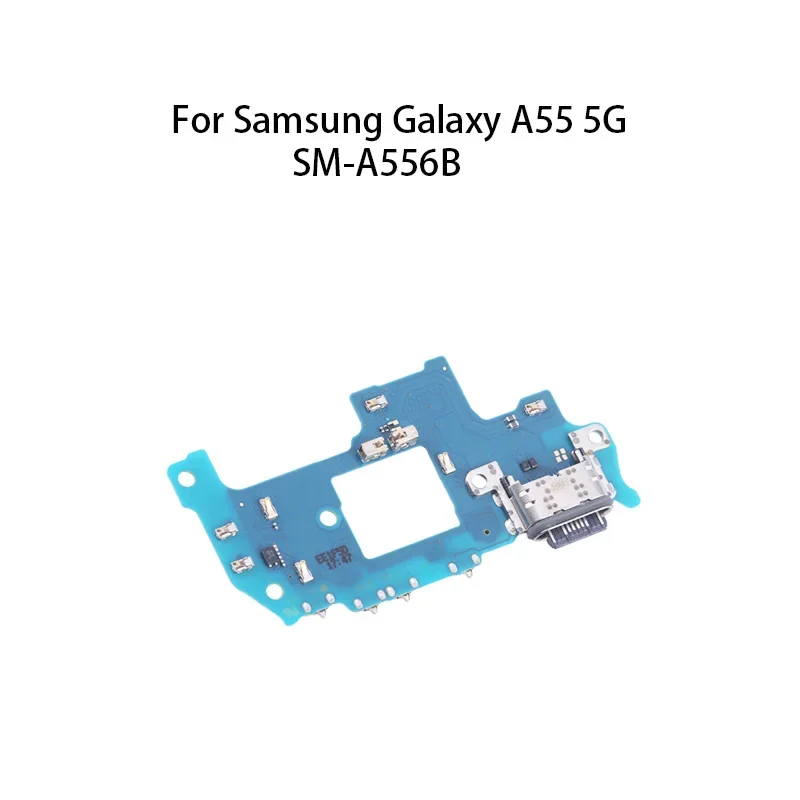  USB Charge Port Jack Dock Connector Charging Board Flex Cable For Samsung Galaxy A55 5G SM-A556B