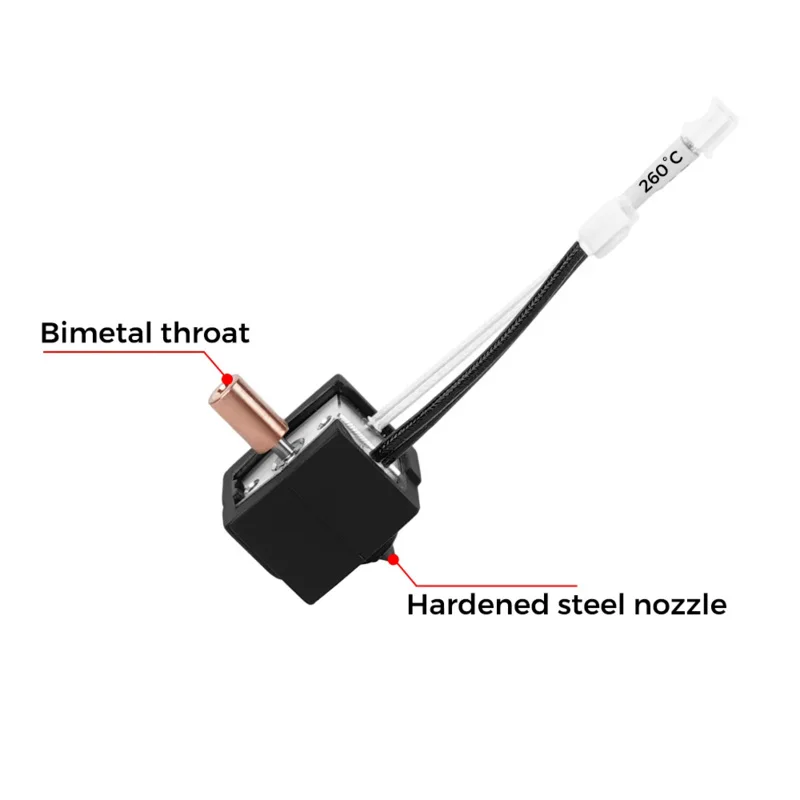 Upgrade Hotend For Ender 3 V3 SE Bimetal Heatbreak Titanium Alloy Throat 3D Printer Parts Print Head J-Head