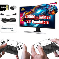 Video Game Console M15 4K Game Stick Mini Retro Wireless Handheld Gamepads Controller Support 2 Player Built in 30000 Games