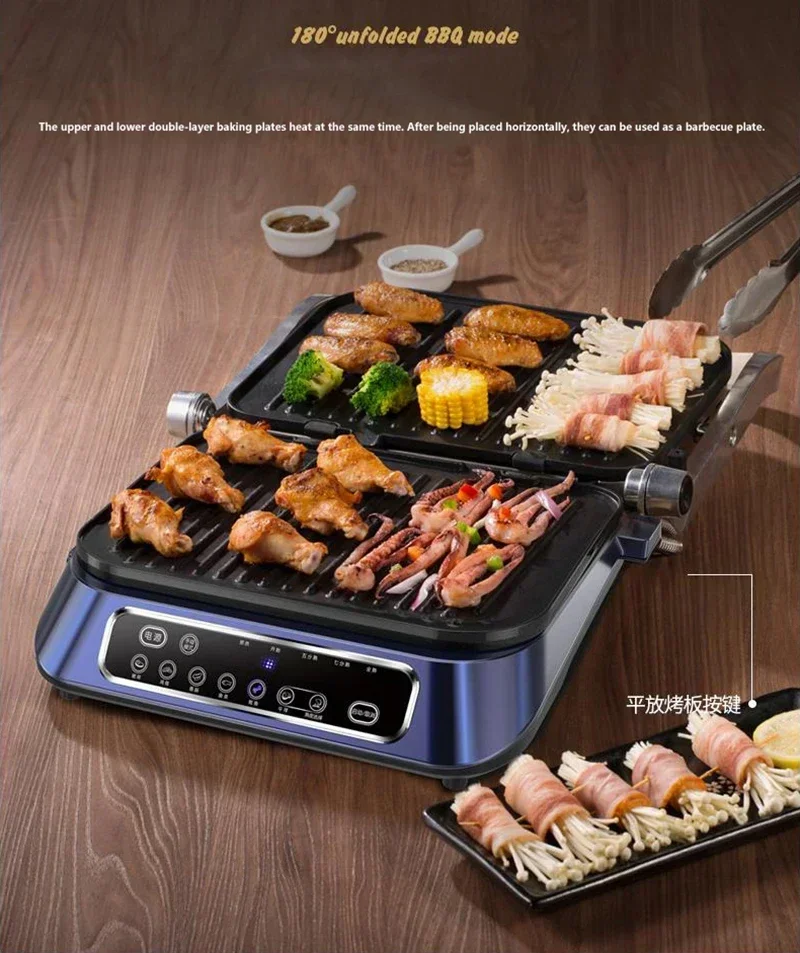 Macchina per bistecca alla griglia piastra automatica per uso domestico frittura artefatto per bistecca bistecca pentola speciale padella elettrica