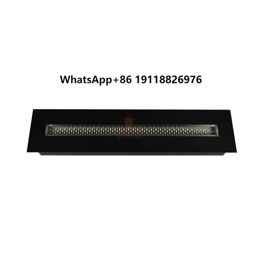 

70cm Customized Hot Sale Manual Bioethanol Fireplace burner Insert Intelligent Linear Indoor Outdoor Usage Real Flame Heater