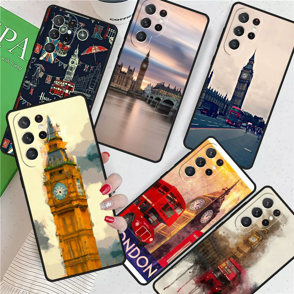 Чехол для телефона Samsung Galaxy S24 Ultra S21 S22 S8 S9 S10E Note 10 20 Plus FE S23