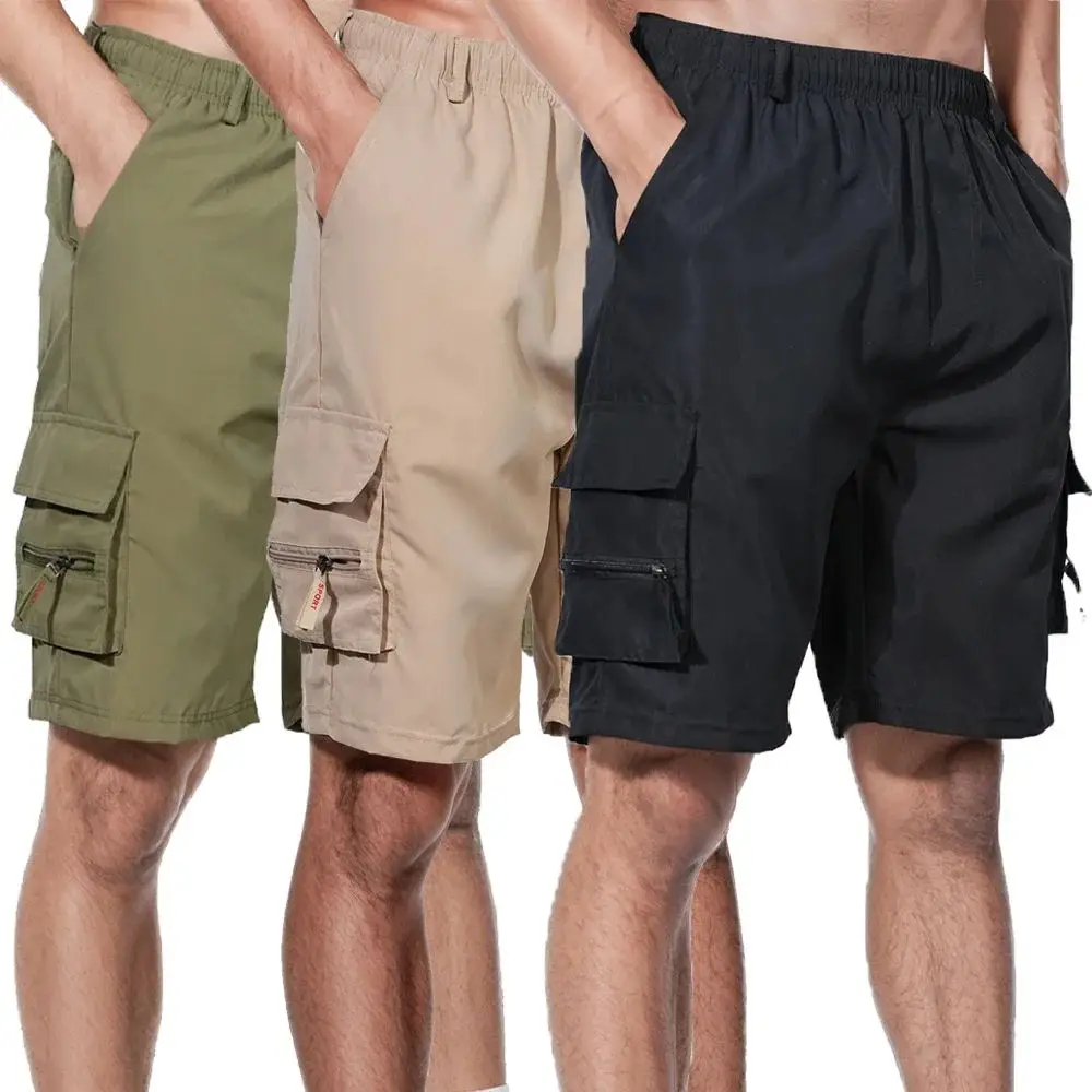 

Men's Summer Oversized Cargo orts Elastic Waist Ciwalk Pants Casual Faionable ort Length Outerwear for Men