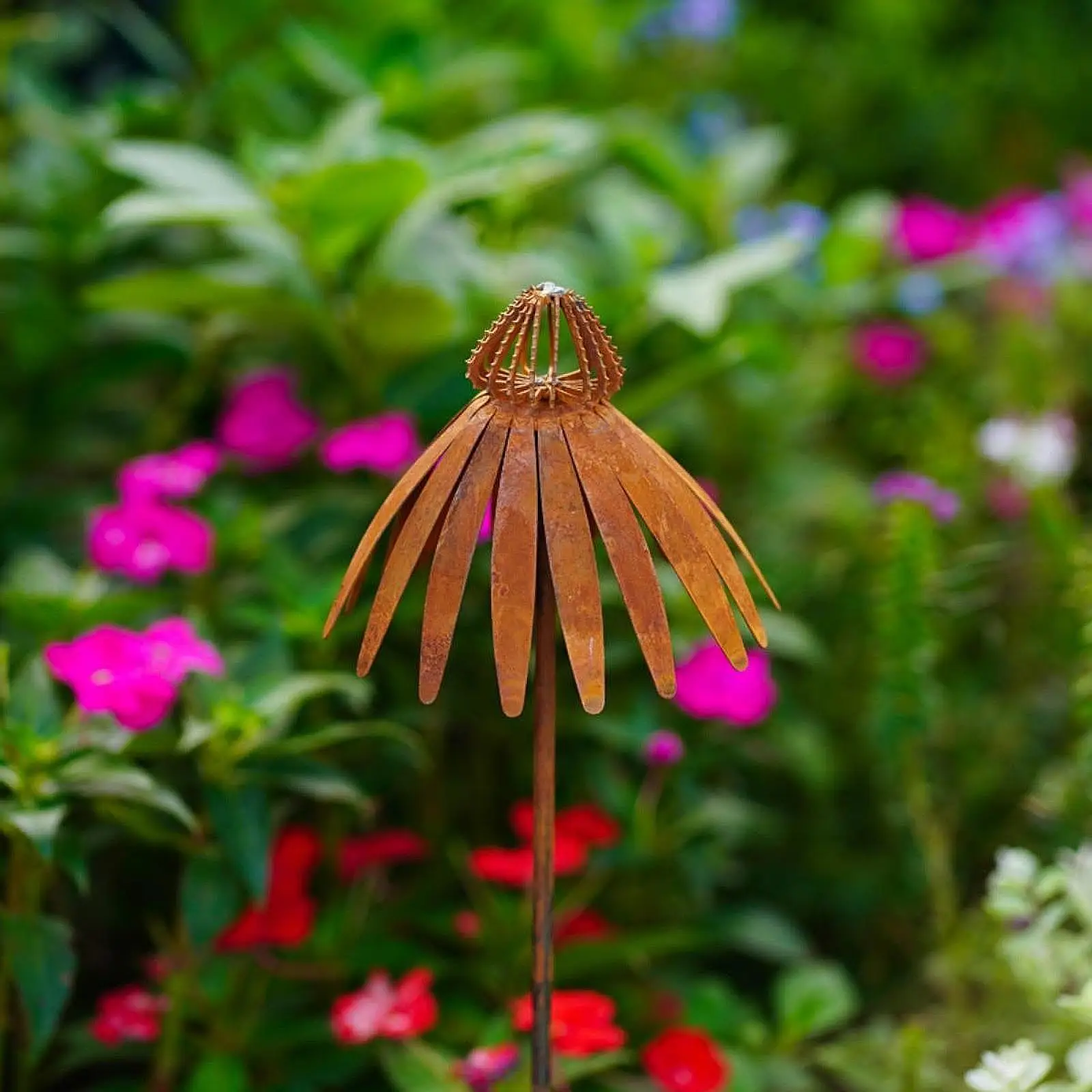 

Coneflower Garden Stake Craft Garden Decoration for Flower Bed Yard Driveway