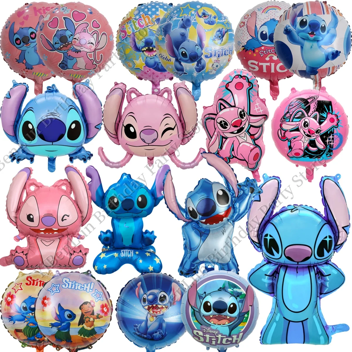 

Disney Lilo & Stitch Foil Balloon Birthday Stitch Foil Balloon Air Helium Globos Baby Shower Party Supplies Childrens Toys Gifts