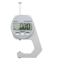 Digital Display Thickness Gauge Electronic LCD Micrometer Metric Wall Thickness Measurement Tools 0-20mm Pointed Head