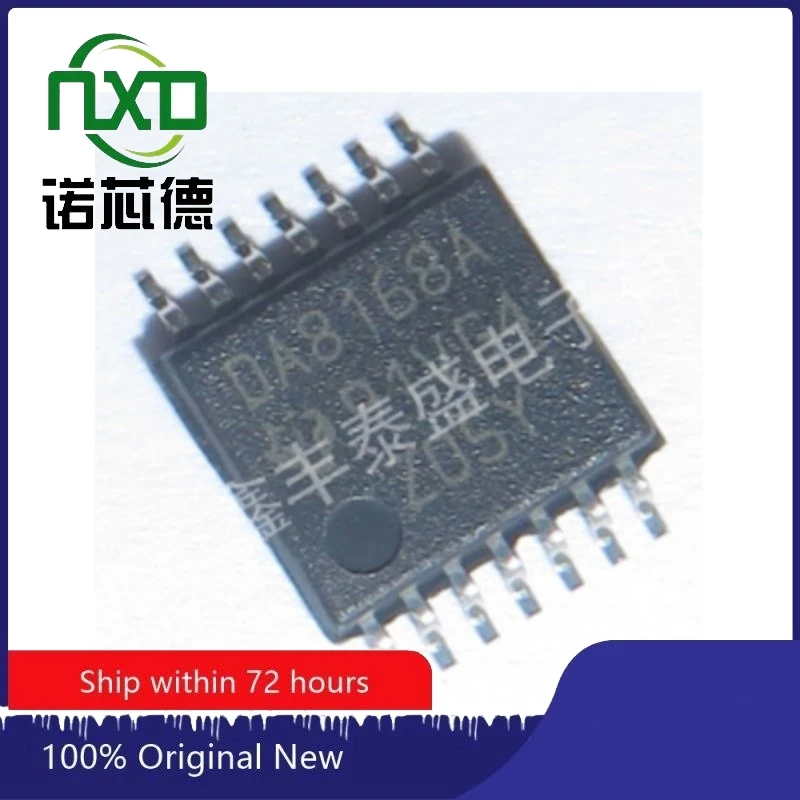 free shipping 5PCS/LOT DAC8168IAPW DAC8168 TSSOP14 Analog to digital converter chip Brand new original