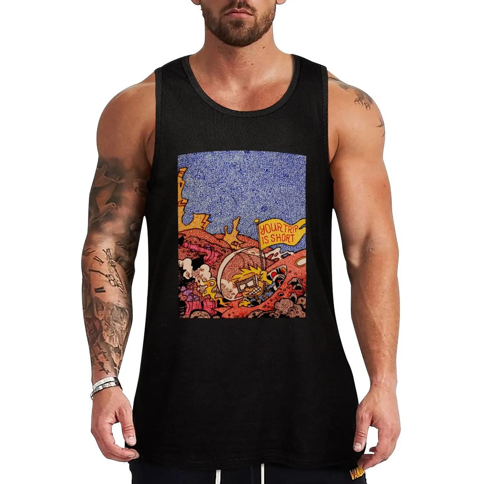 

Phish Your Trip is Short Tank Top Everyday Basic Tank Top Comfort Cotton Undershirt