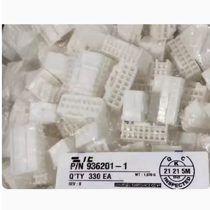 5/10pcs 936201-1 16p female shell TE original white with terminal