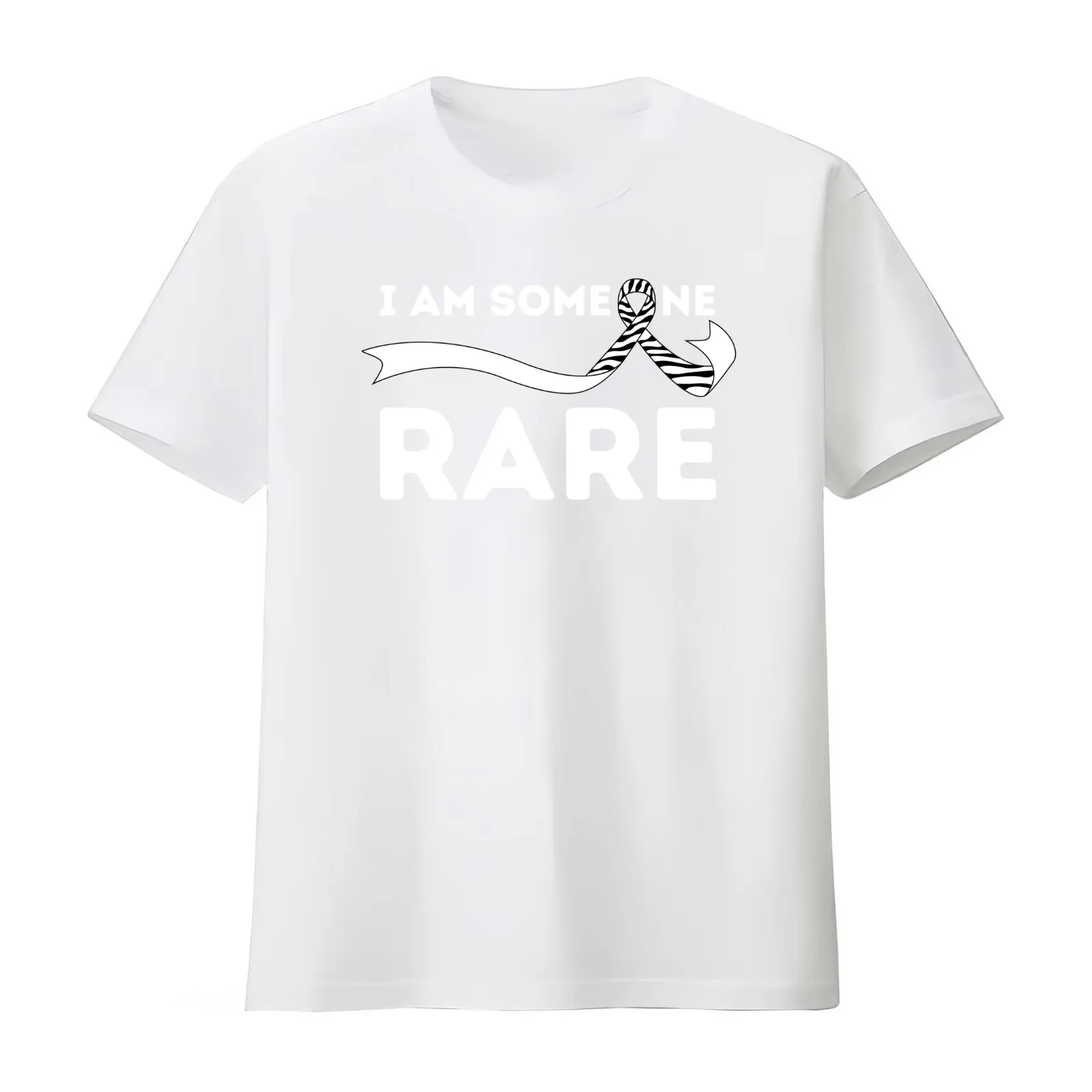 I Am Someone Rare - Rare Disease Day 2023 T-Shirt Summer Casual Cotton Tee Oversized Streetwear Tops Vintage Graphic Print