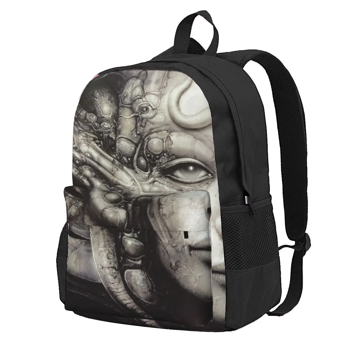 HR Giger - Li (Detail) Student Backpack School Bag Hiking Travel Daypack for Men Women Fashion Bookbag Shoulder Bags