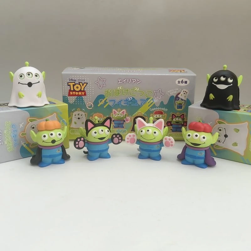 

Anime Three Eyed Alien Halloween Ghost Style Twisted Egg Disney Disguises As Ghost Desktop Model Decoration Birthday Gift Toy