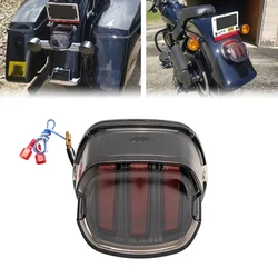 Motorcycle LED Rear Tail Light Brake Turn Signals Lamp Motorbike Taillight for Harley-Davidson Sportster Softail Dyna Accessory