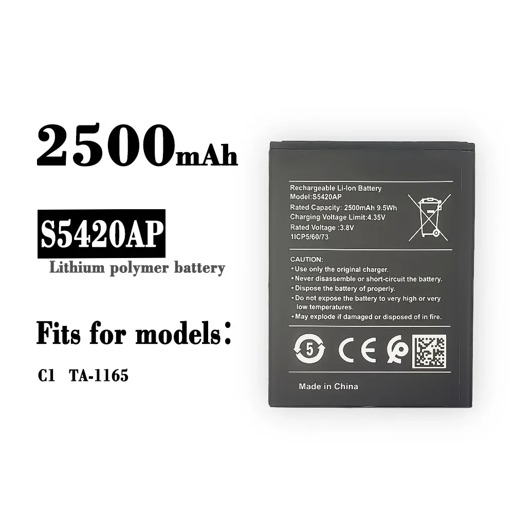 New High Quality Replacement Battery For Nokia C1S5420AP 2500mAh External High Capacity Mobile Phone Board Battery