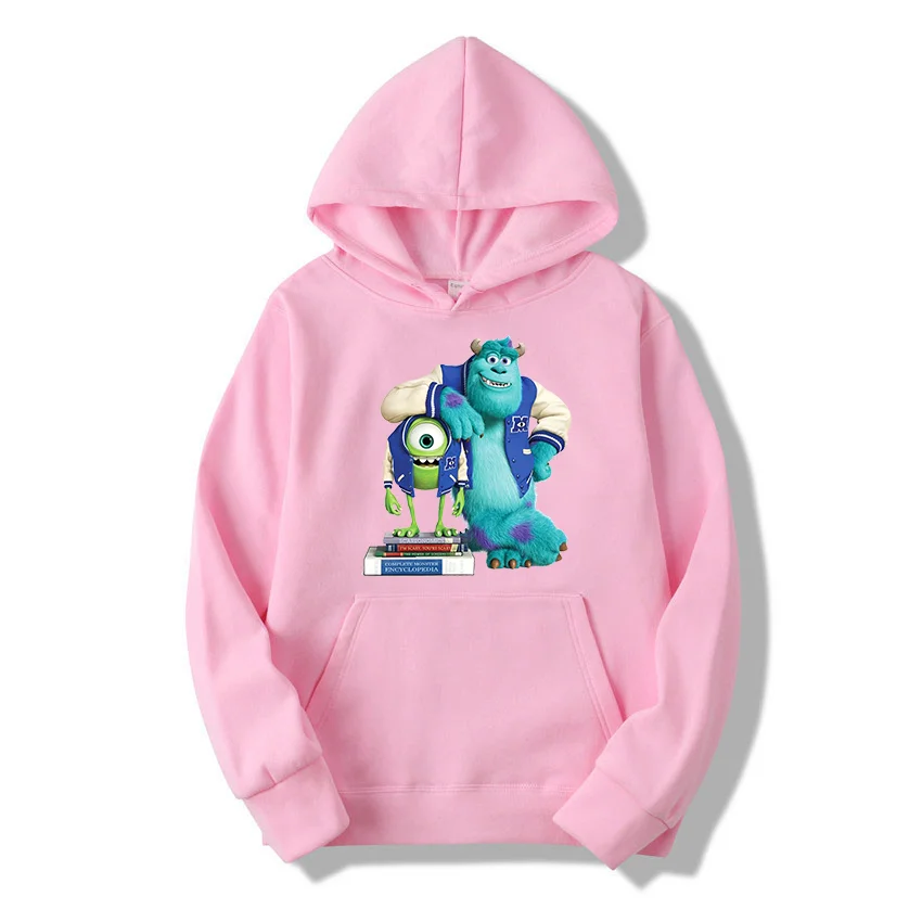 Disney Monster University Sullivan Mike Hoodie Sweatshirt Men's and Women's Fashion Casual Student Street Clothing Hoodie