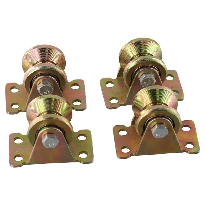 

PZHI-4PCS стальной тросовый шкив 8 мм веревки сверхмощный подъемный шкив двойные шарикоподшипники 31 мм V-образное колесо из оцинкованной стали