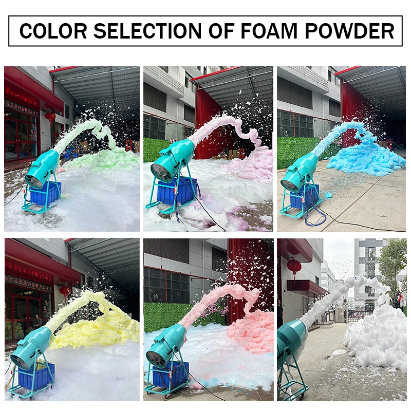 3000W Foam Cannon Machine With Flight Case For Pool Park Kids Party Events