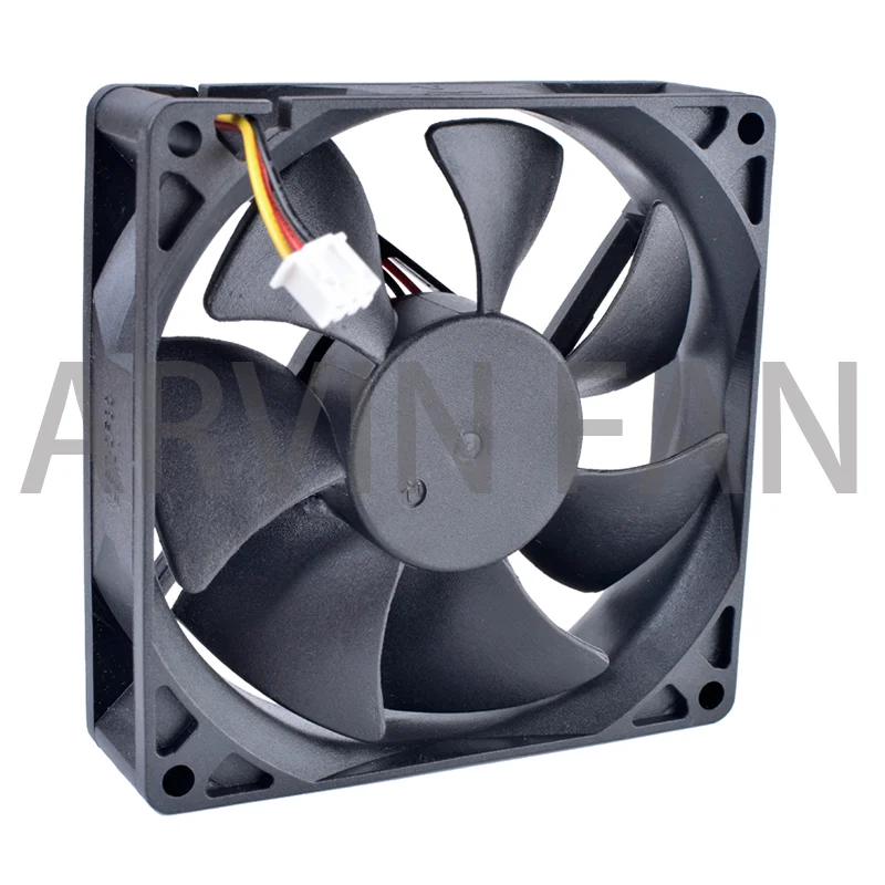 Computador CPU ventilador de refrigeração, rolamento de esferas duplo, 3Pin, AD0912LB-A76GL, 9cm, 90mm, 9025, 9225, 12V, 0.13A, 90x90x25mm