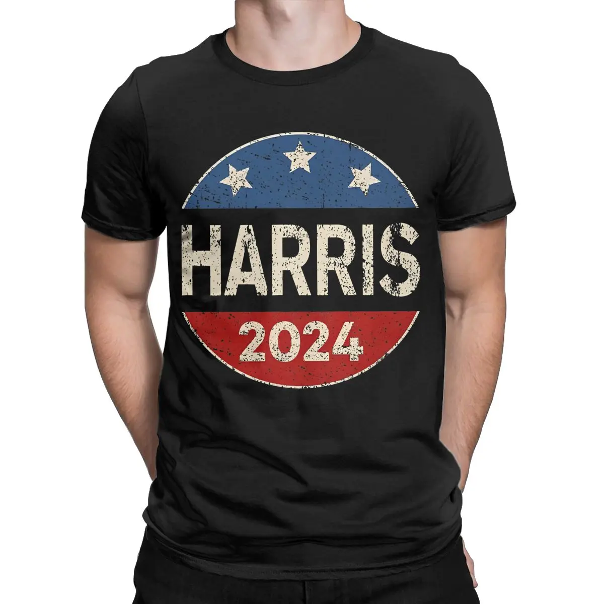 Summer Men Women Kamala Harris 2024 For President T-Shirts Apparel Vintage 100% Cotton Joe Biden T Shirt Top Tee Clothes