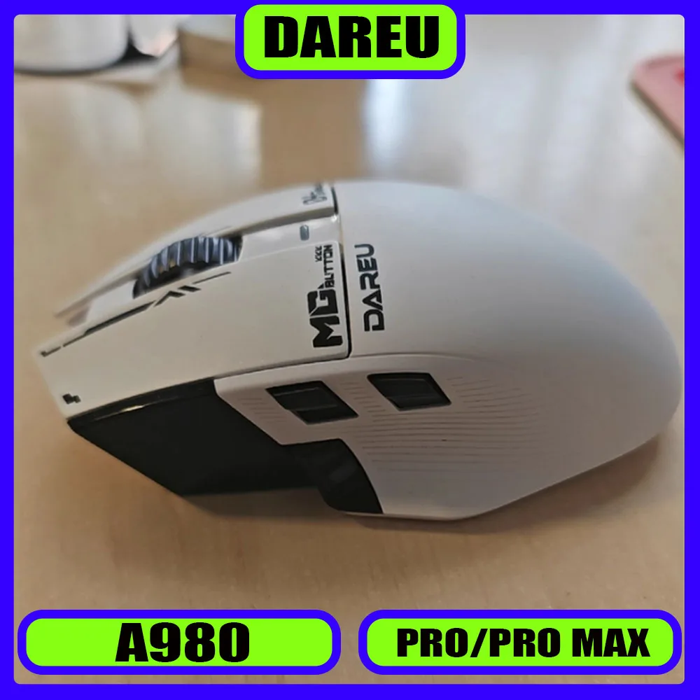 

Dareu A980Pro/PRO MAX gaming mouse Flash Star P3950 customized chip 8K return AIM-750U high-density sensor e-sports mouse Agile