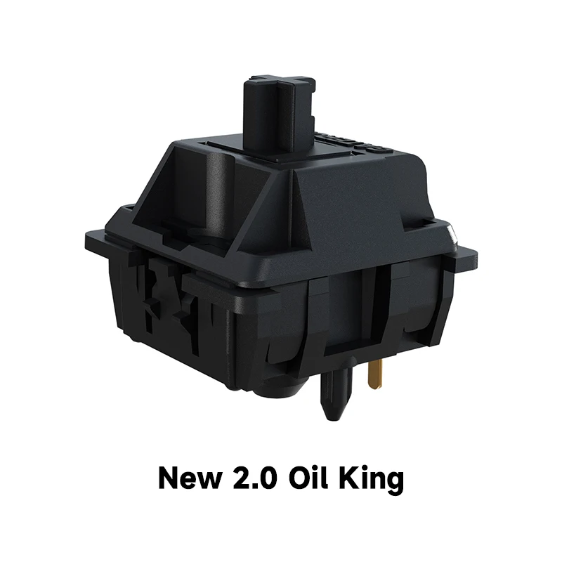JYBMAK New gateron 2.0 Oil King Switch Linear Touch 55gf Pre Lubricated Mechanical keyboard switch accessories 5pin