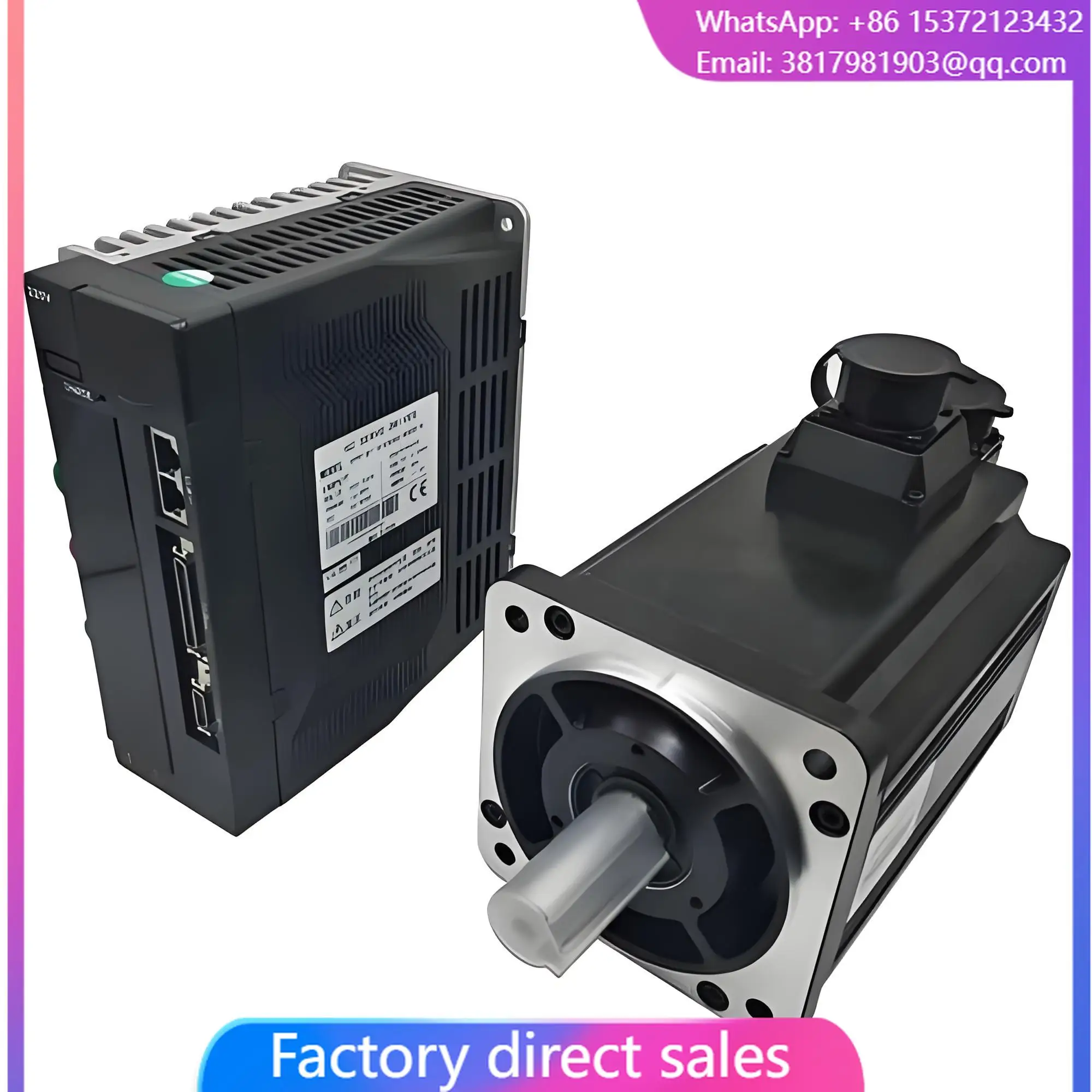 

1 кВт 1,5 кВт 1,8 кВт 2 кВт 2,2 кВт 3,7 кВт 11 кВт 15 кВт 25 кВт 200 Вт 400 Вт 500 Вт 750 Вт 12 В 24 В 110 В 220 В 380 В переменного тока Малый серводвигатель с приводом