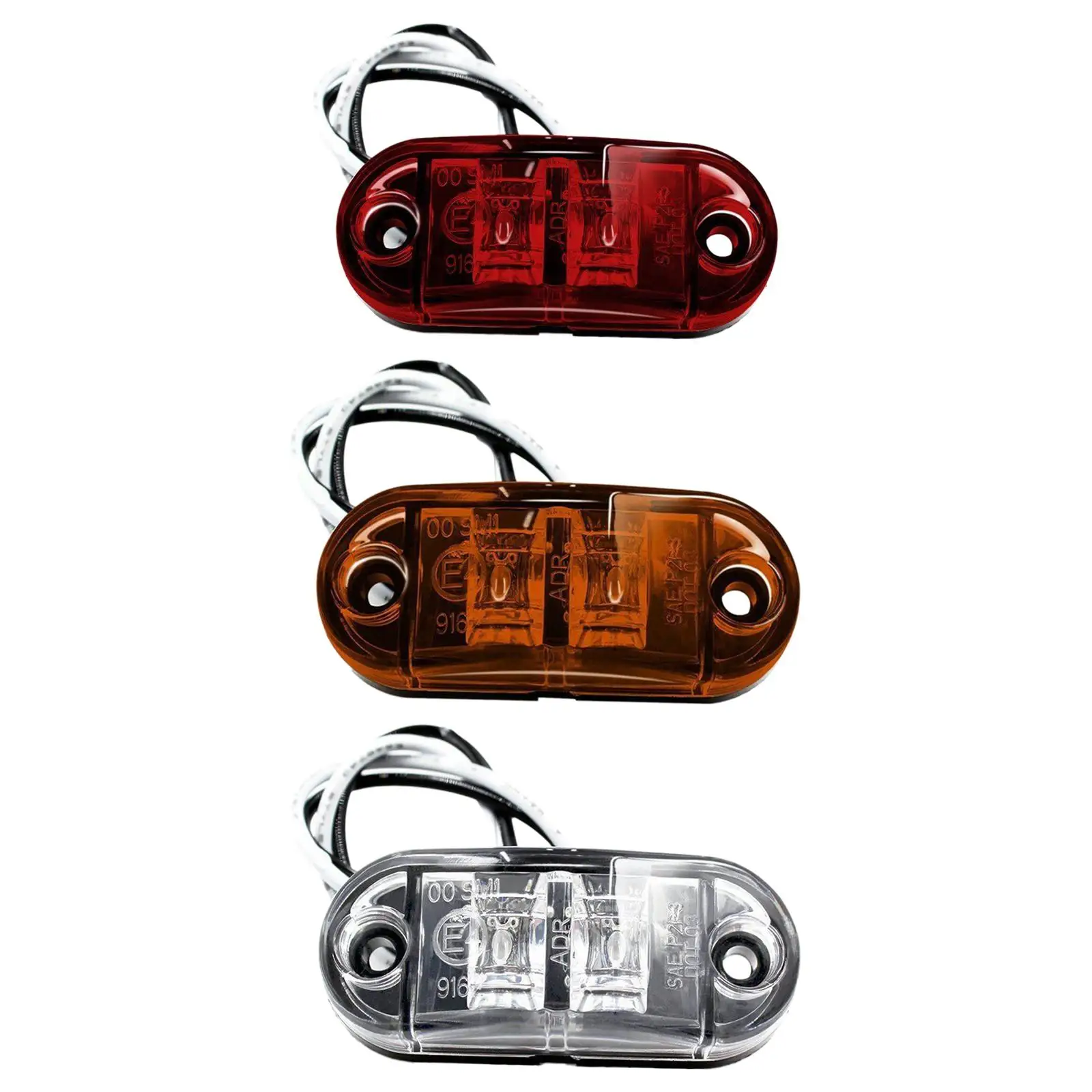 12V/24V Side Marker Light Exterior Marker Lights for Lorry Car
