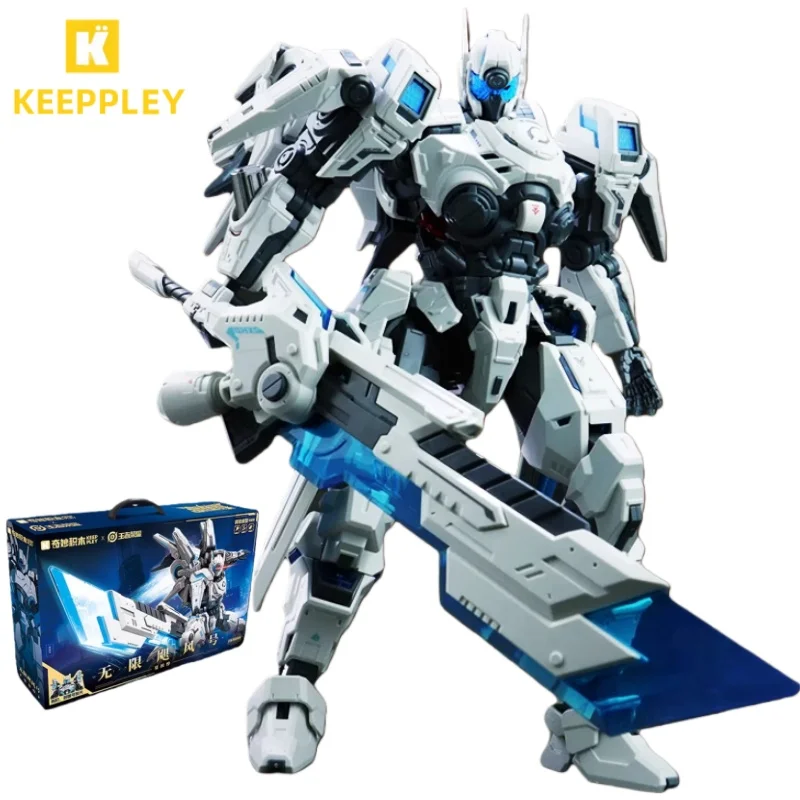 

Keeppley Building Blocks Honor of Kings Xiahou Dun Mech Infinite Hurricane Splicing Models Collecting Ornaments Toys Gifts
